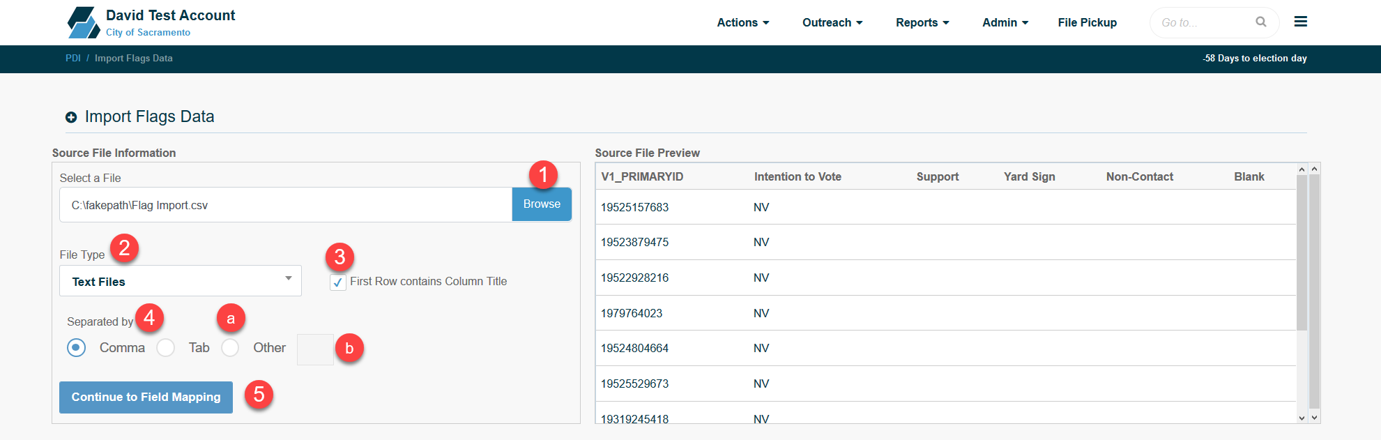 Import Flag Data PDI Help Center